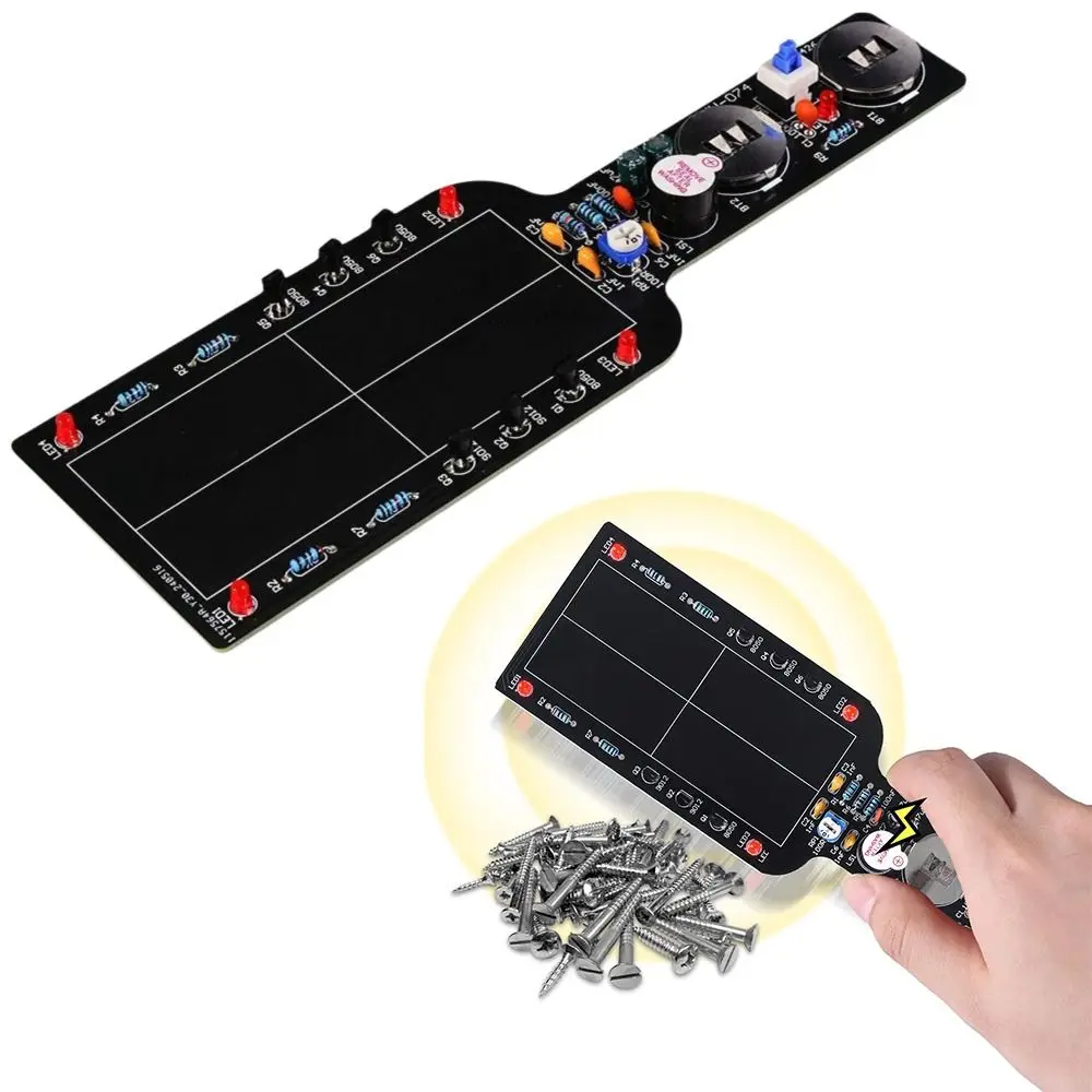 DC 3V-5V DIY Metal Detector Kit 60mm Sensor Non-contact Sensor Electronic DIY Kit Loose Parts Simple Circuit