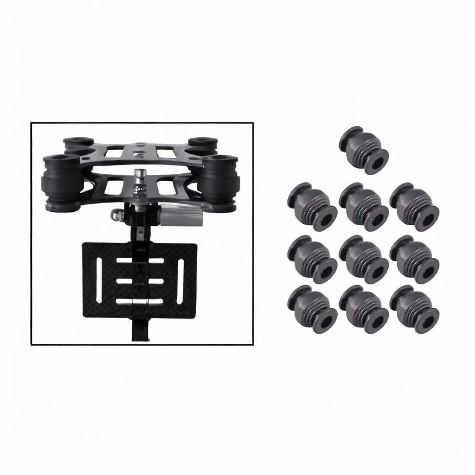 Anti Vibration Rubber Balls for RC Drone Shock Absorber Damping Gimbals Camera Mount Stabilizer Accessories