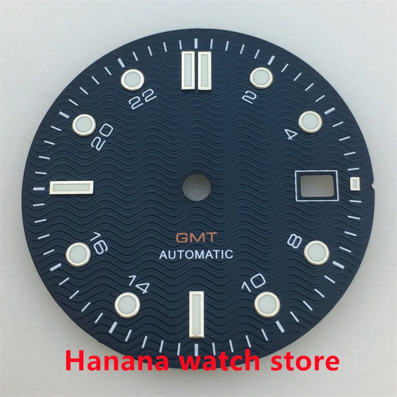 緑のライトが付いた青い日時計,3mmnh34 gmt