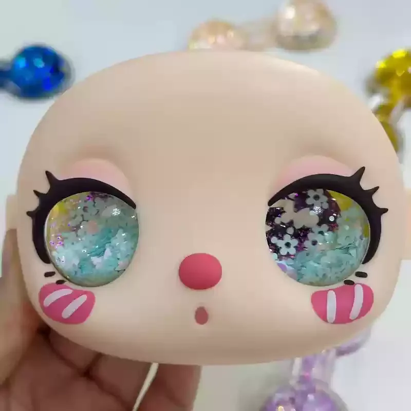릴라 600% 인형 퀵샌드 아이즈 베이비 쓰리 애니메이션 주변기기 인형 액세서리 리라 600% V1 V2 귀여운 눈