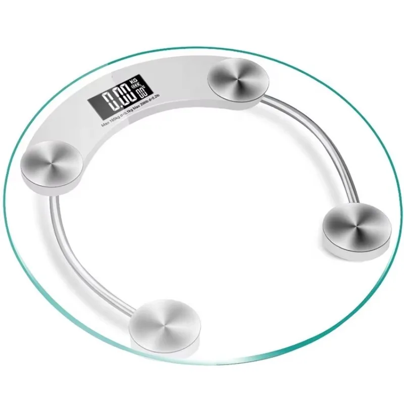 

Персональные стеклянные цифровые весы Круглые весы для ванной комнаты 5 мм без подсветки