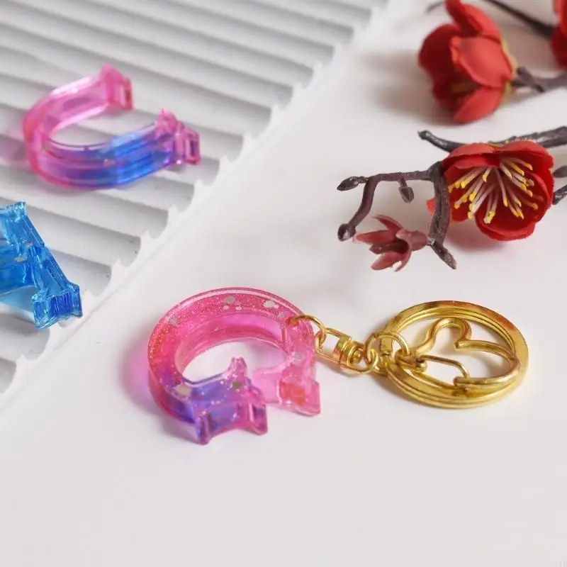  Sturdy Silicone Mould for Making Personalize Alphabets Pendants for Handcraft Elegant and Home Projects Supplies