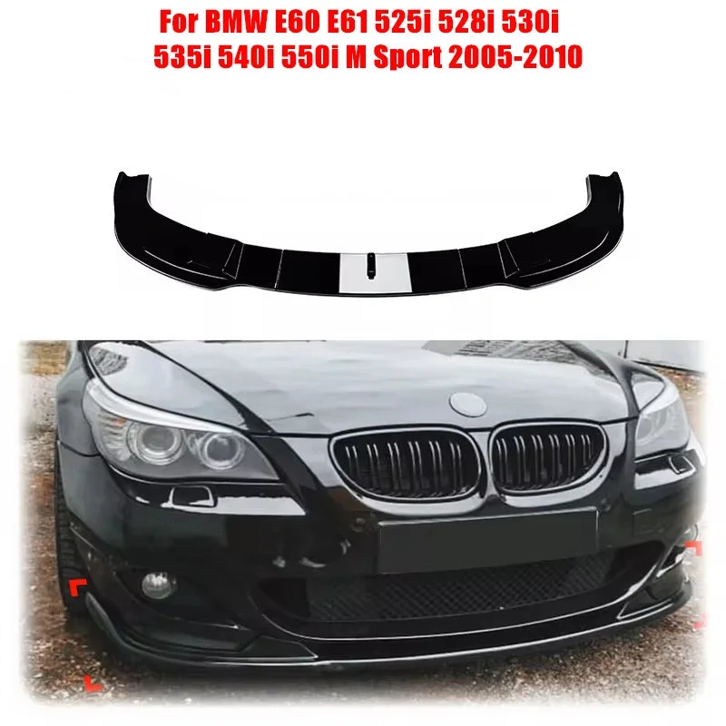 Auto Paraurti Anteriore Lip Splitter Diffusore Spoiler Guard Per BMW Serie 5 E60 E61 525i 530i 540i 550i M Sport 2005-2010 Bodykits
