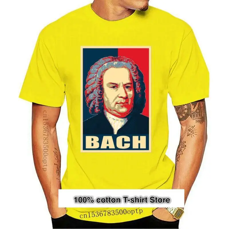 Hombres Nuevos camiseta Bach Propaganda póster de arte Pop camiseta mujer t camisa