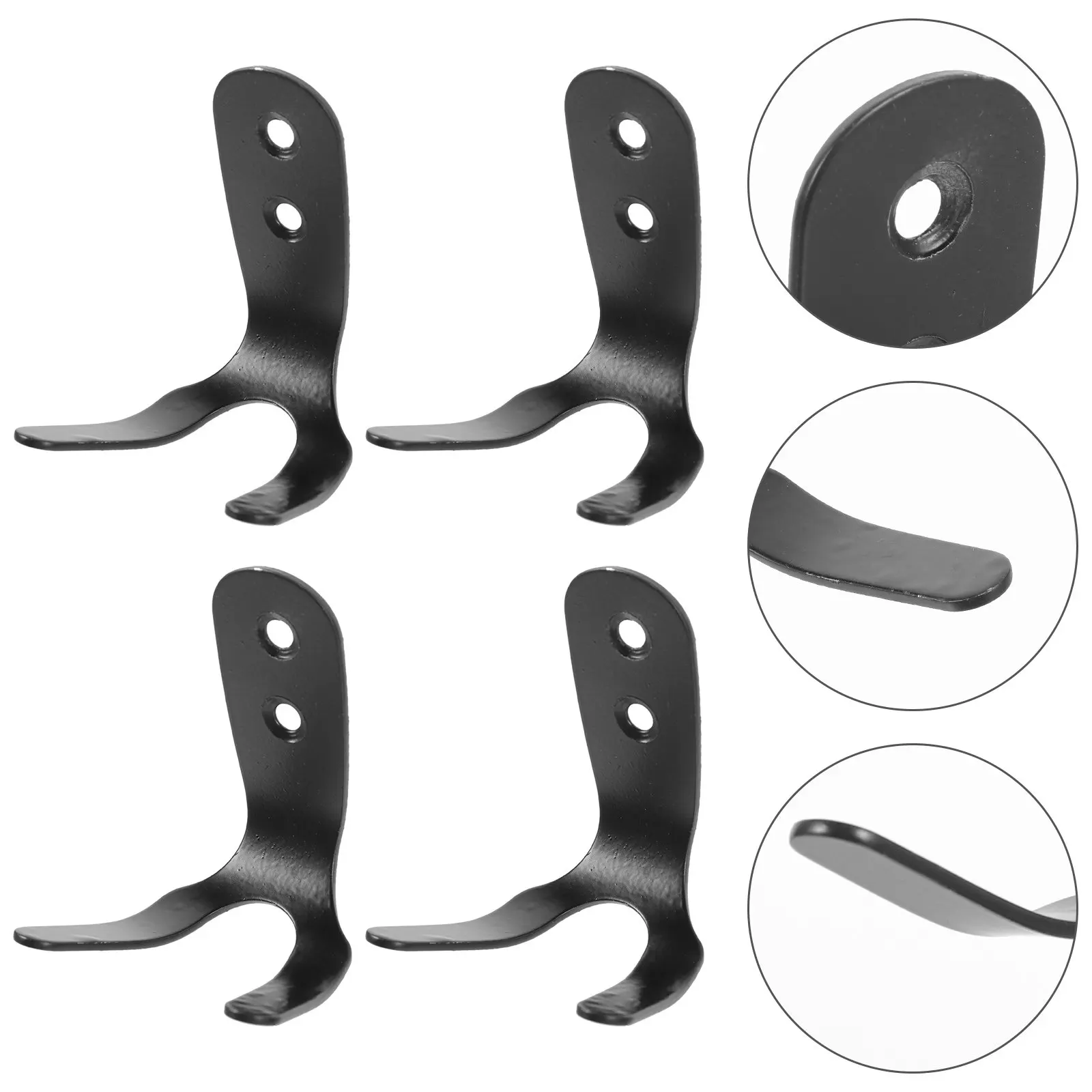 

4Pcs Space-Saving Pool Hangers Metal Storage Hooks for Towels Hats Clothes and Gardening Tools Bag Hanger Pool Hangers