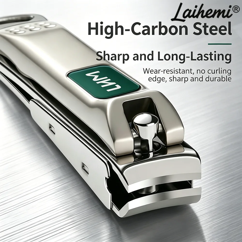 Anti-Splash Nail Clipper, Single Large Flat-Mouth Nail Clipper, High-Grade Portable Home Nail Clipper