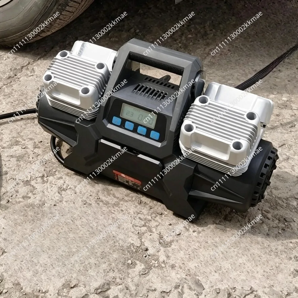 Four-cylinder high-power air pump can work continuously, play sand air pump, off-road vehicle high-power air pump