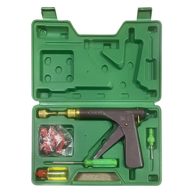 

Firmly Auto Bike Repair Tire Plug Kit Portable Puncture Plug Motorcycle Vacuum Tire Repair Tool Car Tire Block Air Leaking Kit