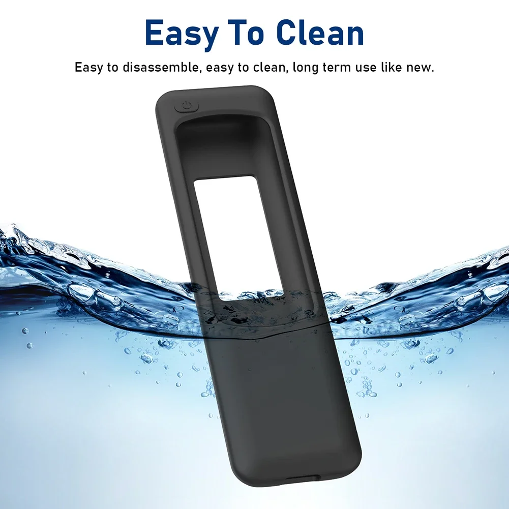 Protective Cover Silicone Remote Control Cover Protector Shockproof Anti-Slip with Lanyard for Samsung BN59-01432A 01432B