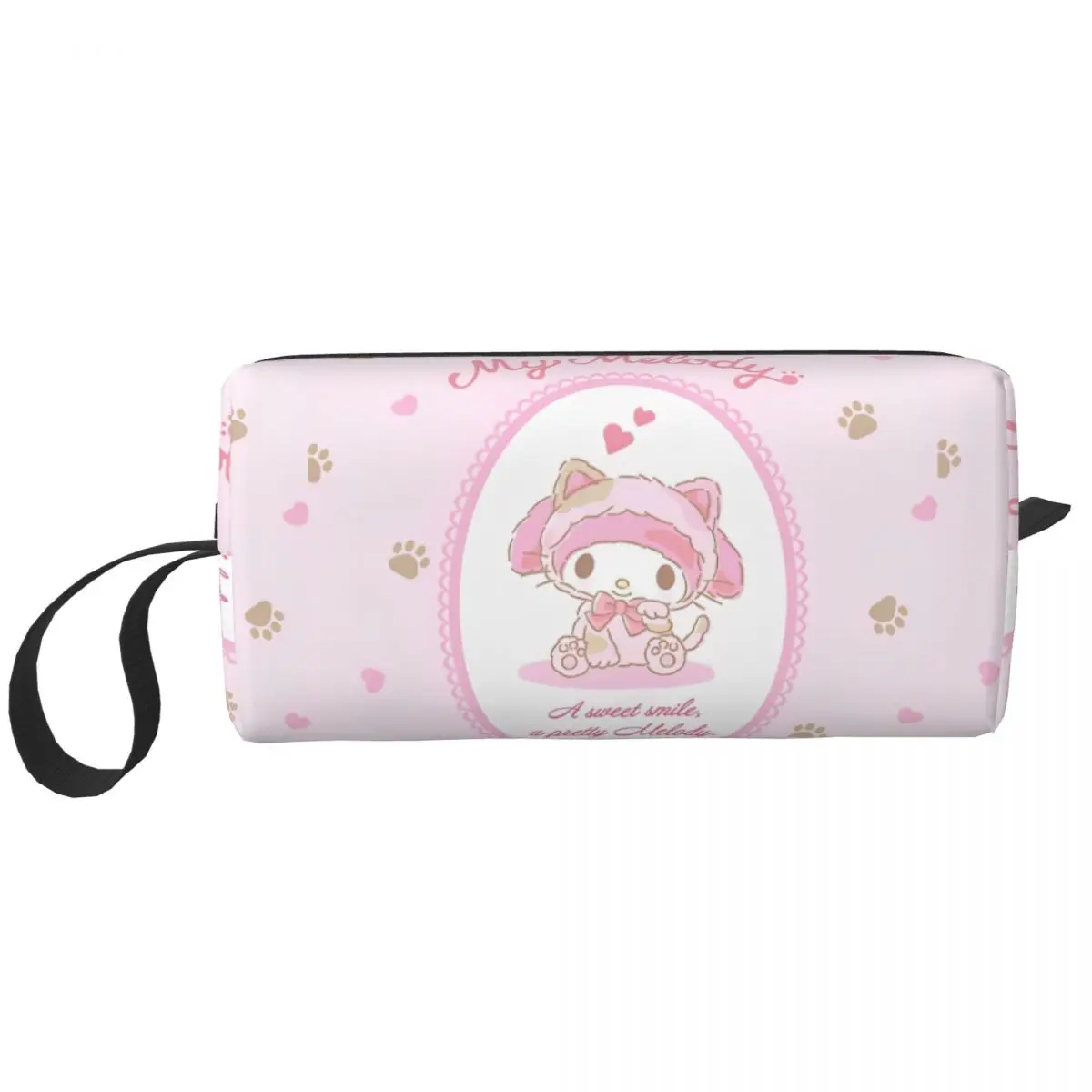 

Sanrio Kawaii My Melody косметичка Сумка Аниме косметичка Путешествия туалетных принадлежностей маленький Макияж сумка для хранения большой емкости