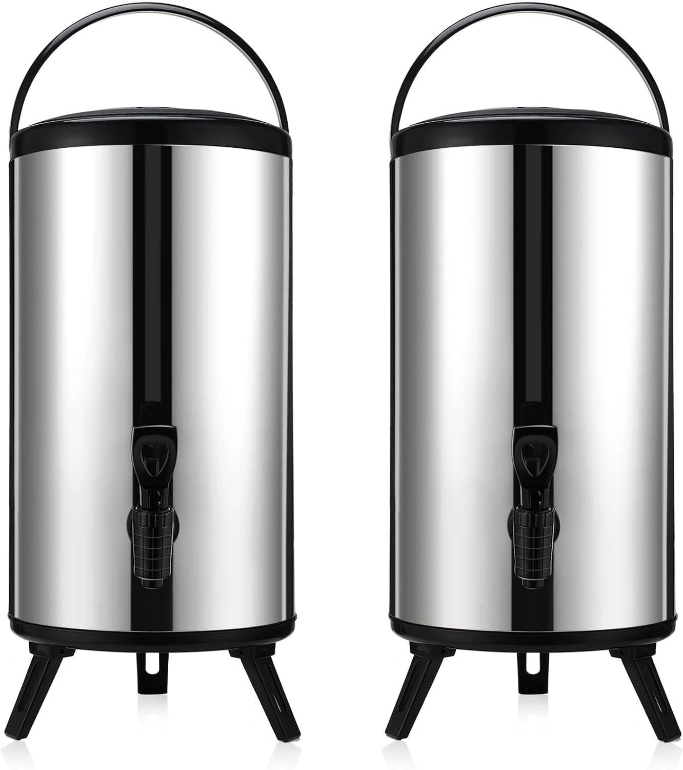 Portable Insulated Cold/Heat Beverage Dispenser for Coffee Bubble Tea Beer Other Beverages New Condition Made for Milk Water