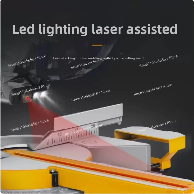8-inch pull saw [cut width 34, cut height 7cm] - Multi-functional high-precision metal woodworking bevel cutting machine