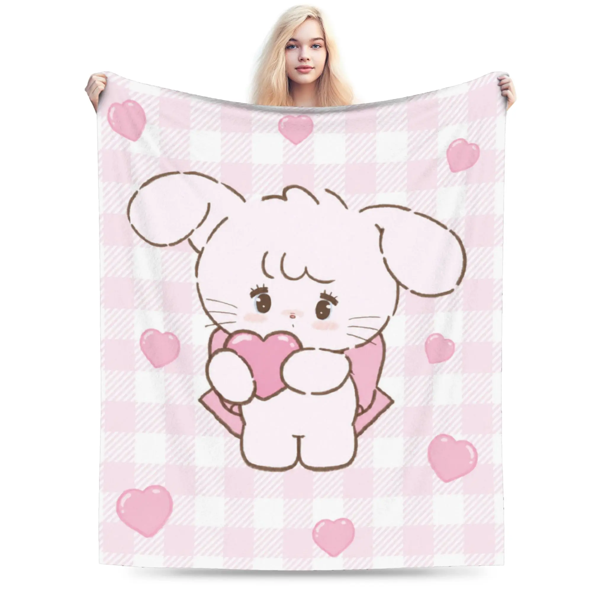 pink cartoon Mikko Mousse  Blanket Super Soft Cozy  Throw Blankets for Bed 50x60 Inch Multi-size Plush Thin Quilt