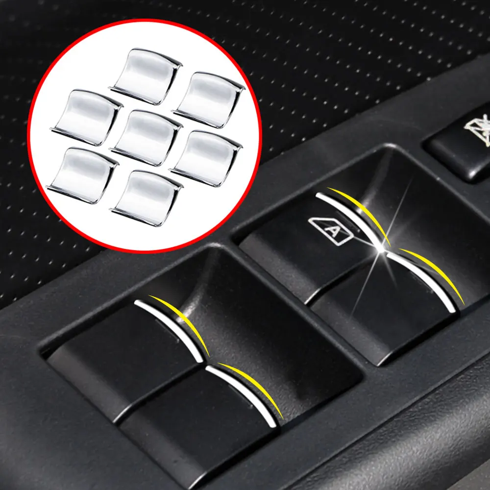 Embellecedor para el botón del elevalunas para Nissan X-trail 2008-2013, Qashqai 2008-2015, Teana 2008-2012, Sylphy, Tidda, March, Sunny, Note, Altima