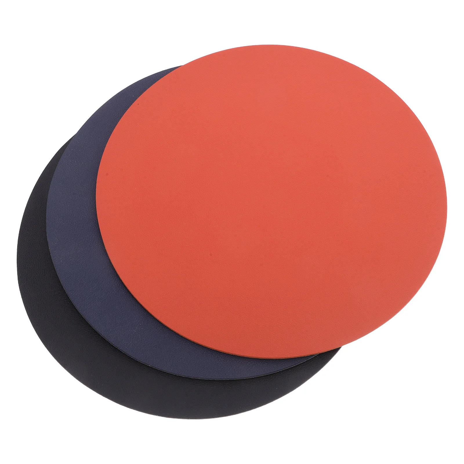 3-teiliges ergonomisches rundes Kork-Mauspad, glatte, rutschfeste Oberfläche, ideal für Büro, Zuhause, Schule und Gaming-Setup, Kork-Mauspad