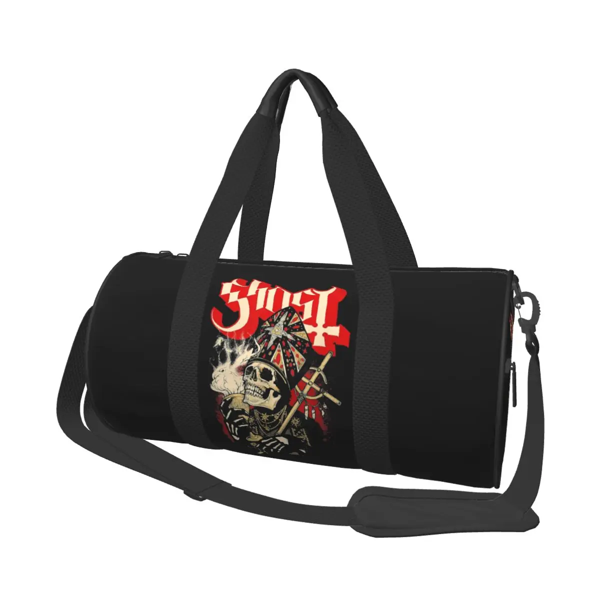 

Swedish Rock Band Horror Ghost Large Duffle Gym Bag Multi-Functional Duffle Travel Bags Handbags Fitness bag