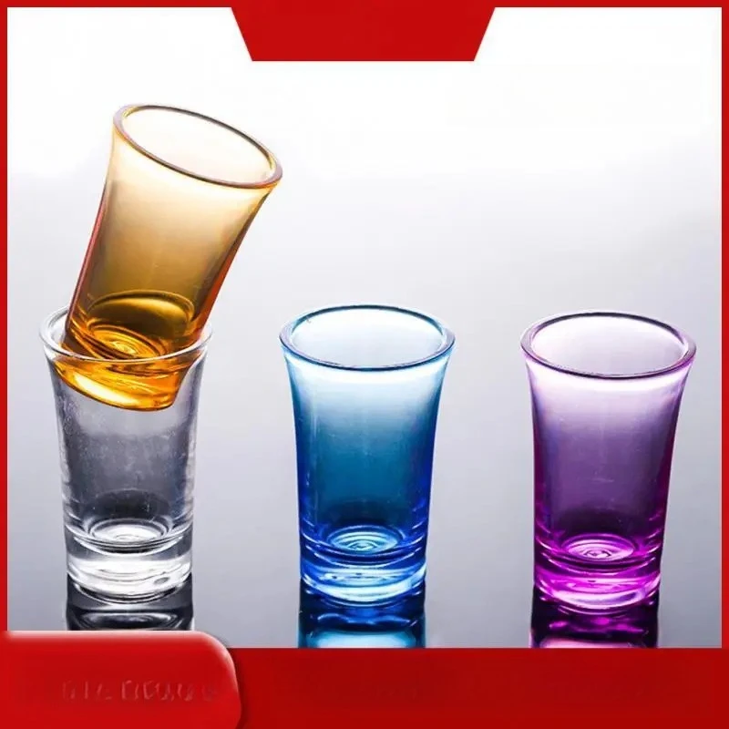 NEW Shot Glass Plastic Spirits Shot Cup Party Bar Club Drinking Tool Wedding Wine Glasses Cocktail Pint Vodka Cups