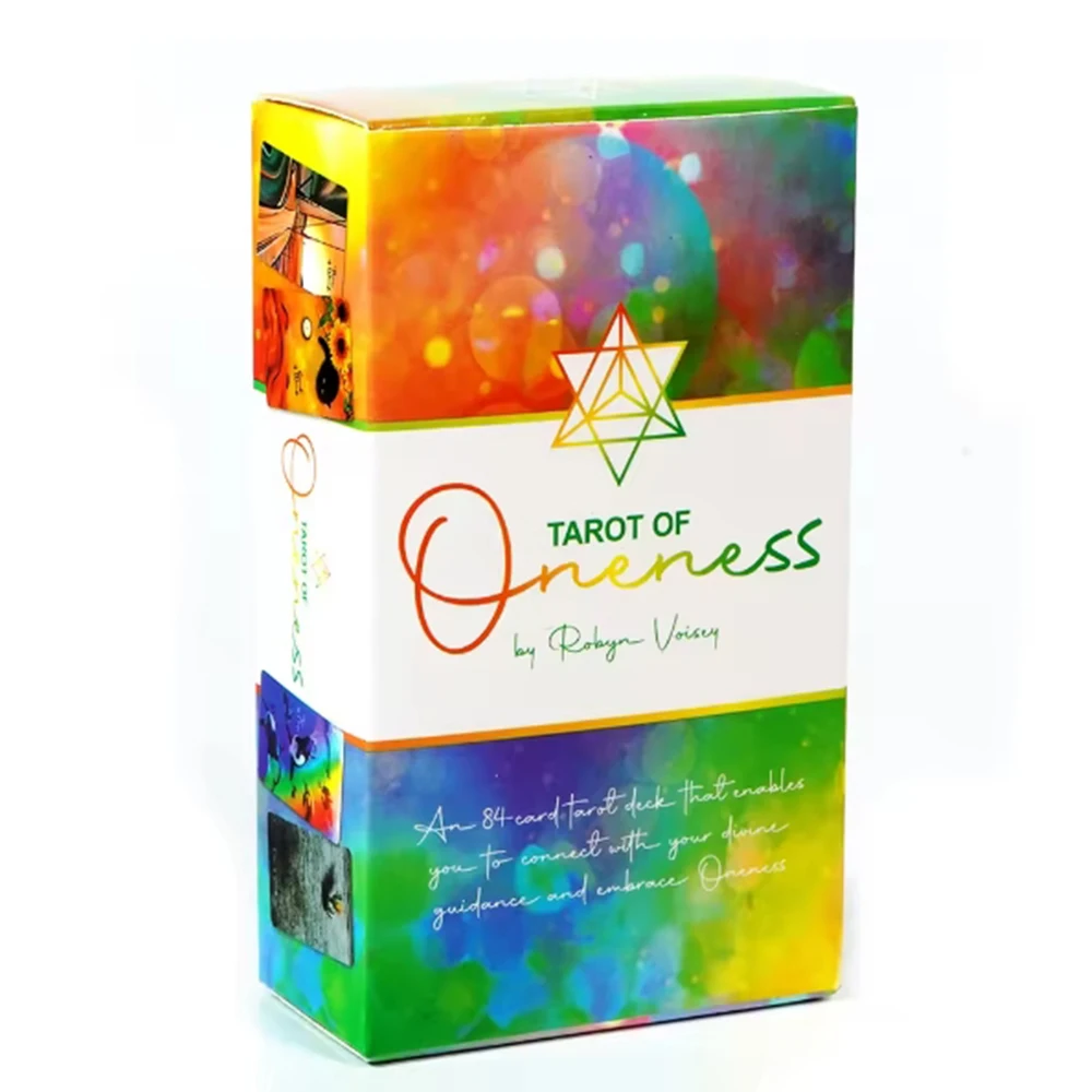 

Таро Oneness 84-карточная колода Таро позволяет подключить свою божественную руководство и объявление Oneness.