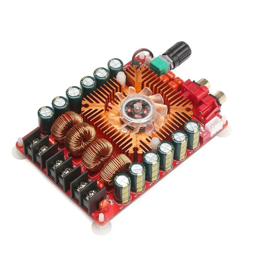 TDA7498E 2.0 High Power Digital Power Amplifier Board DC 2X160W  HIFI Amplifier Board Gain Adjustable DC 12V-36V