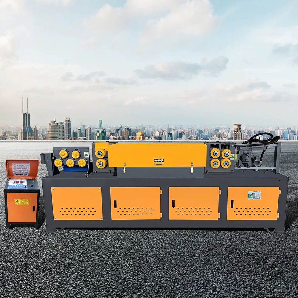 آلة البناء الأوتوماتيكية باستخدام الحاسب الآلي قطع المعادن الصلب بار مستقيم آلة استقامة الصلب #2