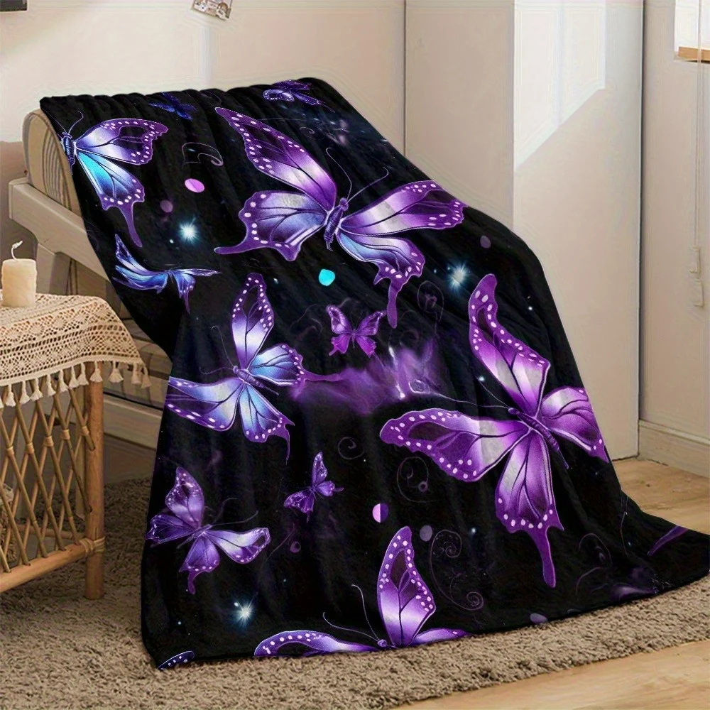 

Soft flannel blanket, suitable for home, office, camping. An excellent choice for Halloween, Thanksgiving and Christmas gifts.