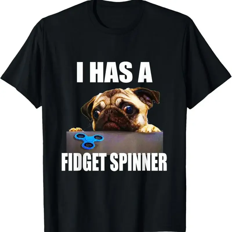 Funny Pug Lover T Shirt Canine Dog Pet Owner Fidget Spinner