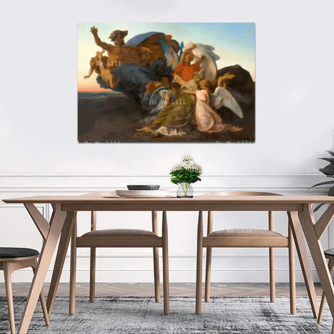 Alexandre Cabanel: Death Of Moses (1851) Холст Галерея настенный художественный принт в упаковке Giclee