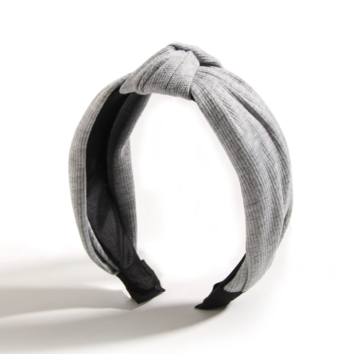 

Модные аксессуары для волос для женщин, вязаный тканевый однотонный широкий ободок для волос, повязка на голову, повязка для волос с узлом для мытья макияжа, ободок, головной убор