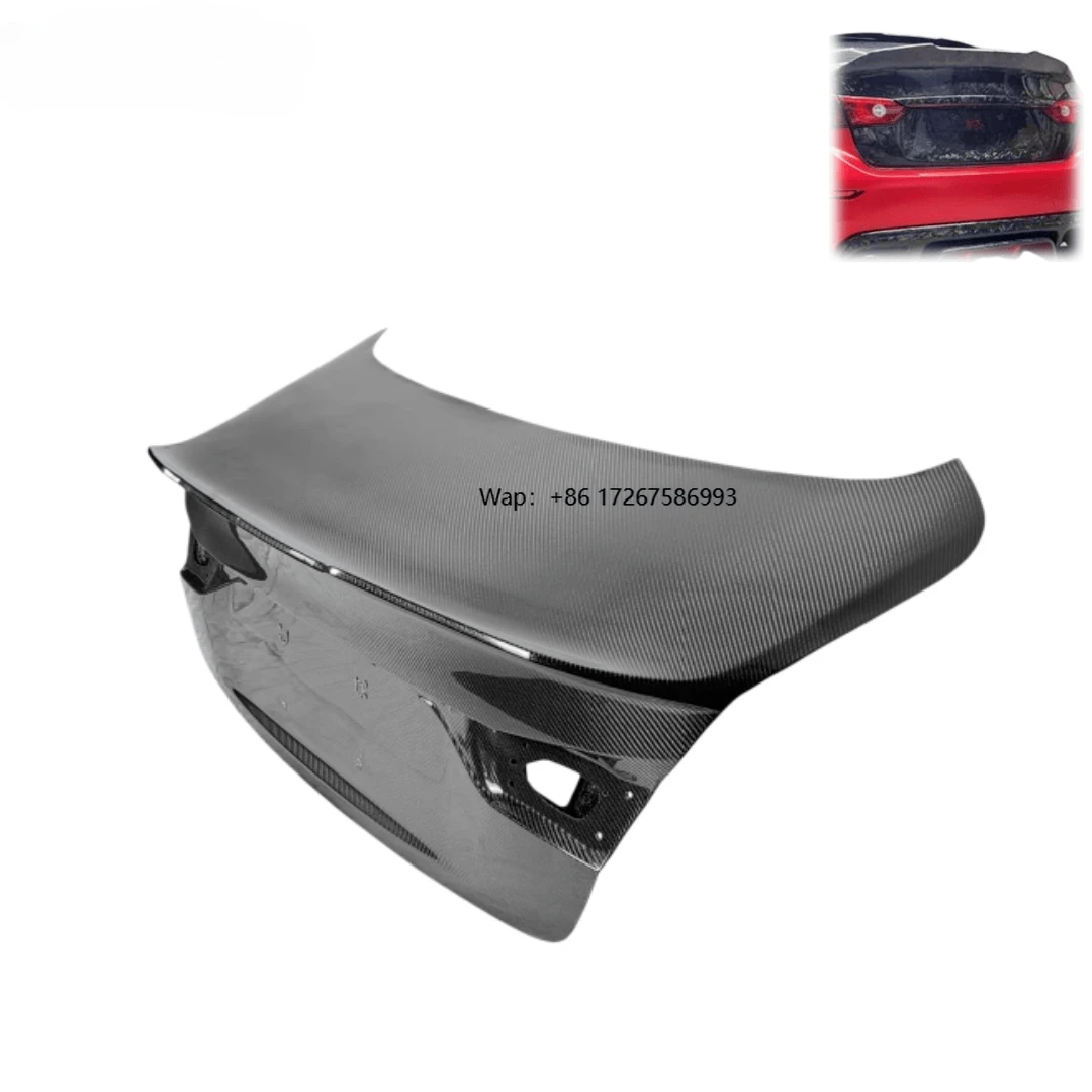 

Suitable for the Trunk Lids of Infiniti Q50, Q50S, and Q50L. High-quality Genuine Carbon Fiber Trunk Lids.