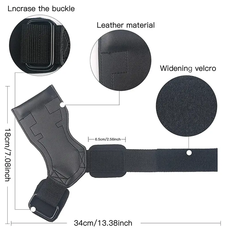 Gym Weight Lifting Grip Pads Crossfit Palm Protector Squat Fitness Sports Training Equipment Bodybuilding Gym Gloves - 2