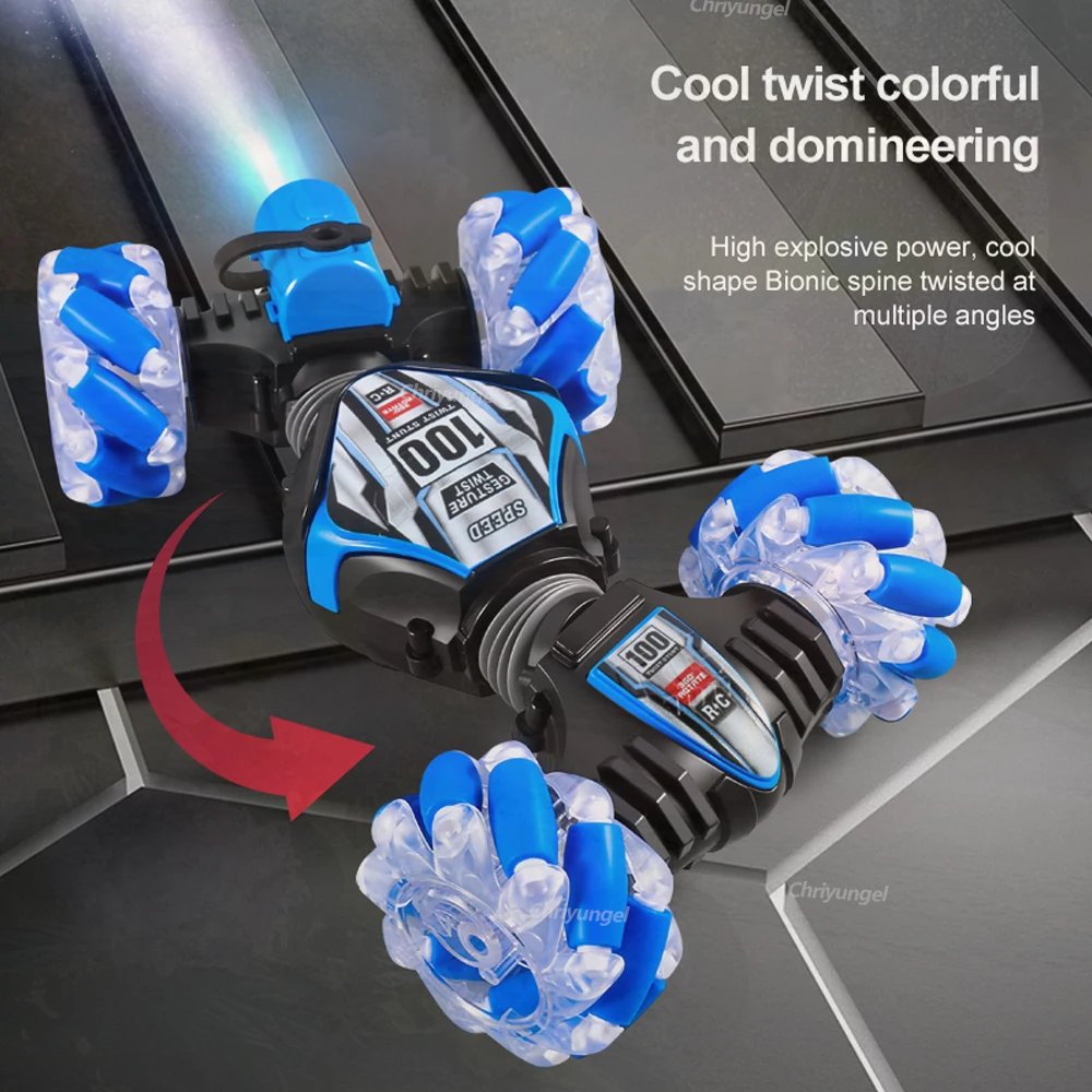 Remote Control Car RC Gesture Sensing Stunt Car Drift Spray High Speed 360° Off Road Cars for Kids Boys Girls Gifts Auto Toys