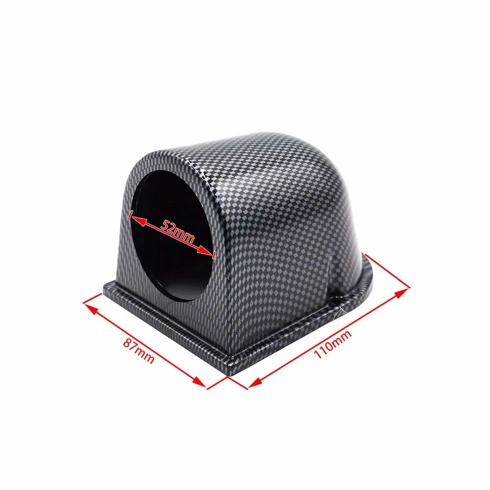 

Universal Carbon Fiber Single/Double /Triple /Left And Right Hand Holes Dash Gauge Meter Pod Mount Holder High Quality 2" 52mm