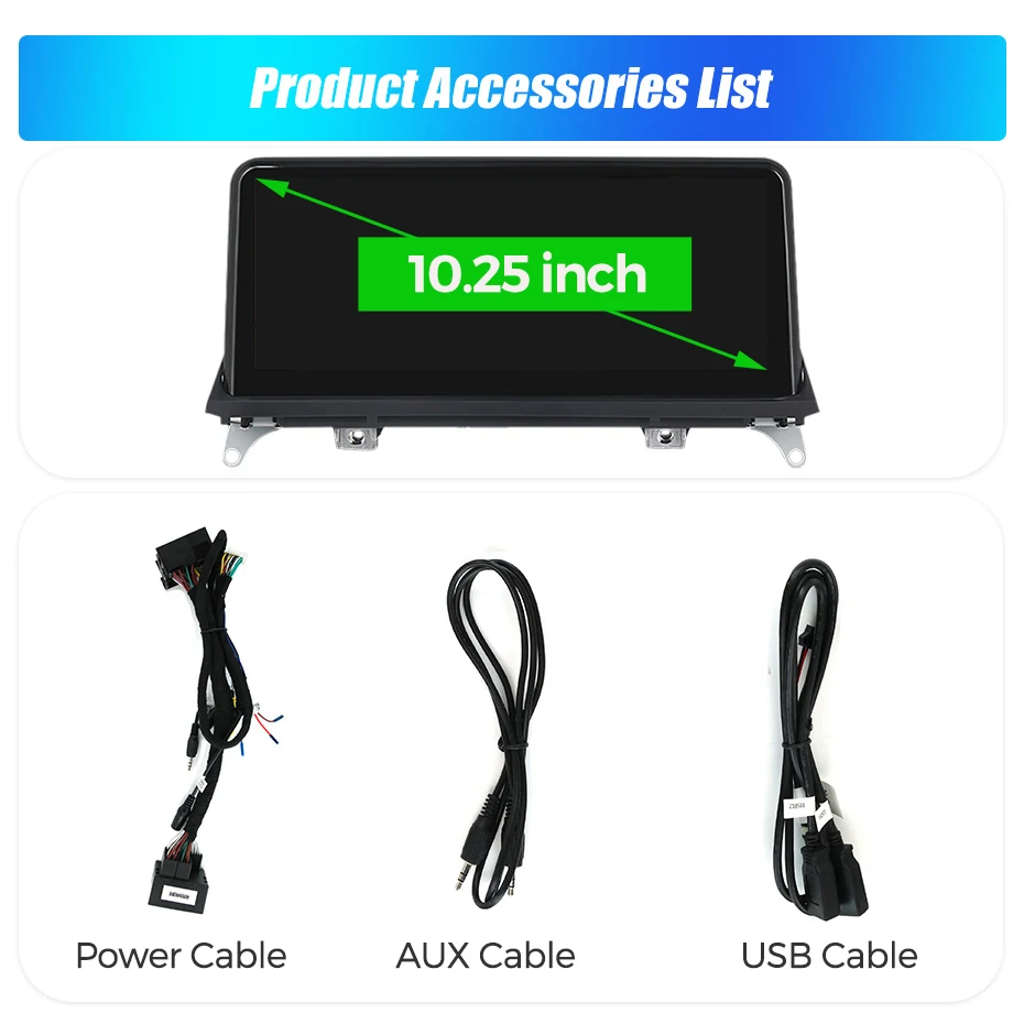 MEKEDE, negozio online per l’Europa: autoradio per BMW X5 E70 e X6 E71, modelli 2007-2012, schermo QLED da 10,25 pollici, 12,3 pollici, risoluzione 2K 2400x900, schermo touchscreen con adattamento