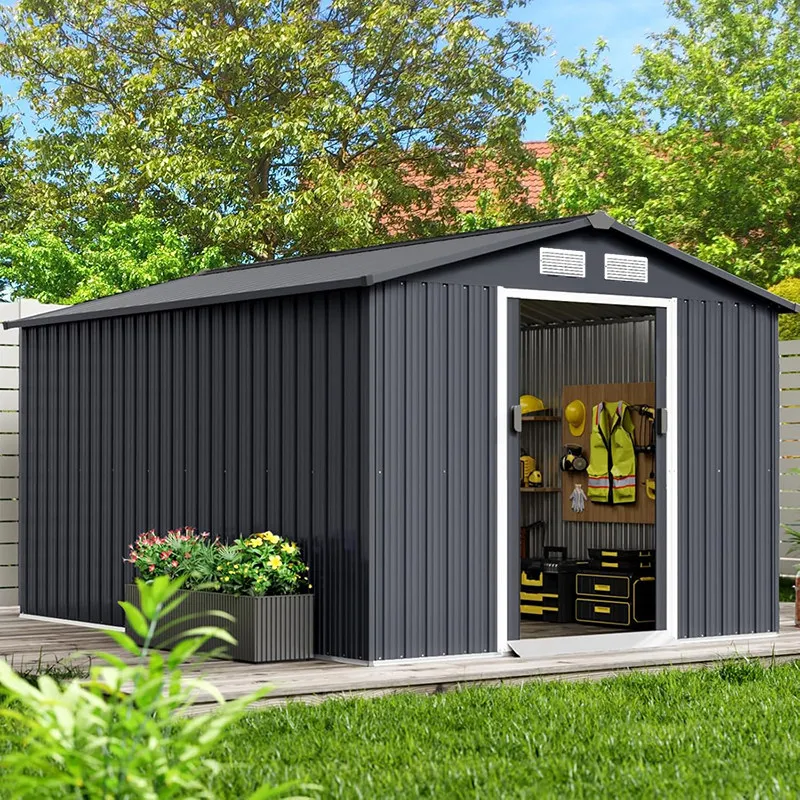 HW-20 Activity Board House Assembly Detachable Outdoor Courtyard Garden Outdoor Mobile Storage Color Steel Sheet Utility Room