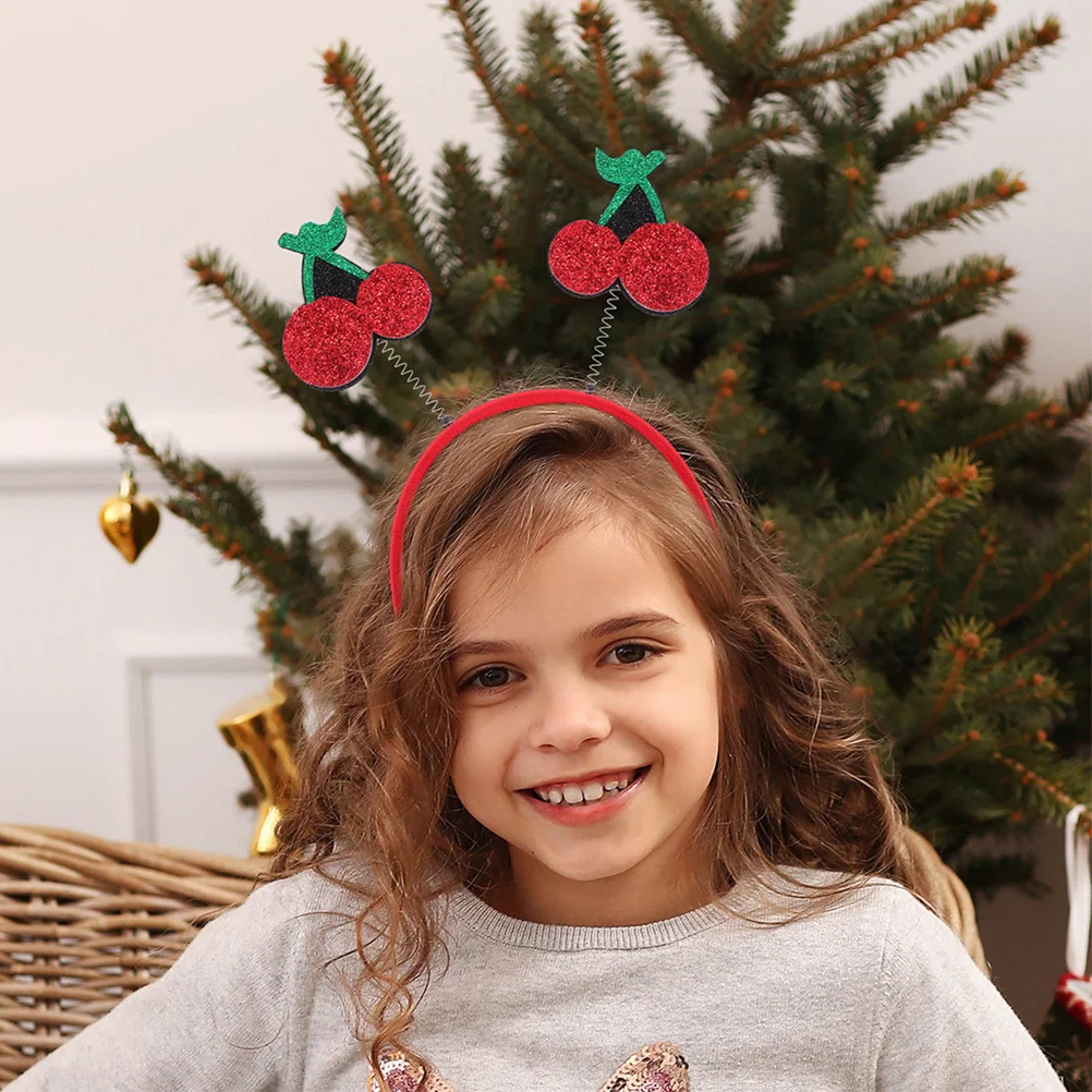 

2Pcs Children's Fruit Headbands Realistic Simulation Photo Props Lightweight Comfortable Holiday Party Hair Accessories Cute