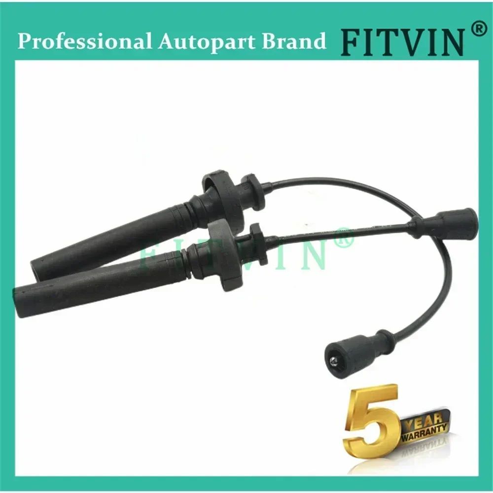 2PCS Spark Plug Ignition Wire Cord Set MD365102 for Mitsubishi Lancer 1.6L MD365102
