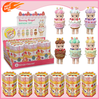 6pcs/set Sonny Ange LBlind Box Birthday Cake Series Recorative Mini Figures Doll Gift Office Decor Collection Car Decoration Kid