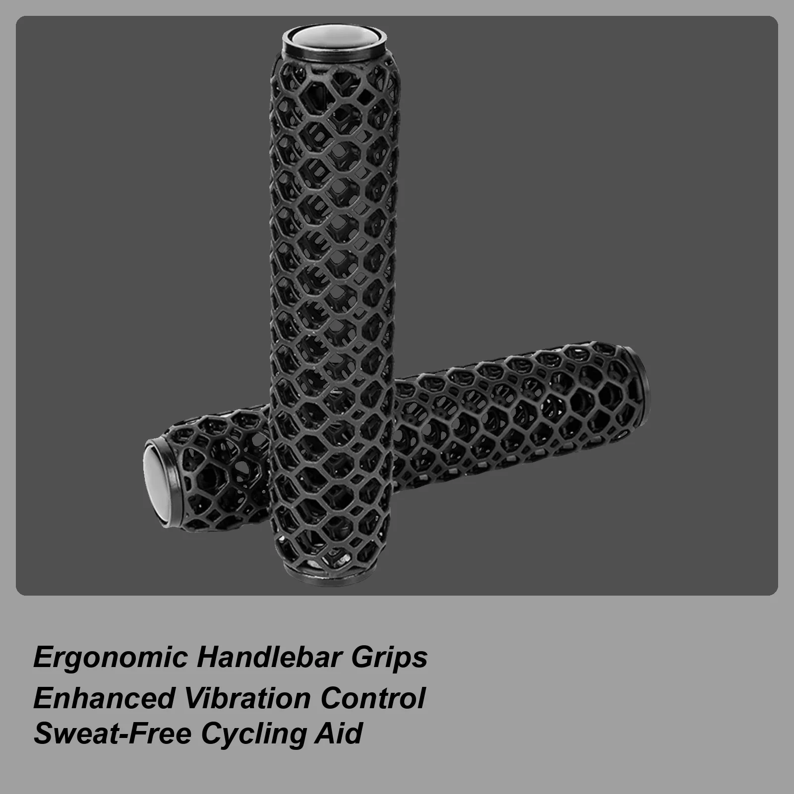 

Mountain Bike Grips 2-Piece Non-slip Beach Cruiser Handlebar Grips Comfortable Replacement Cover Cycling Gear For Biking Riding