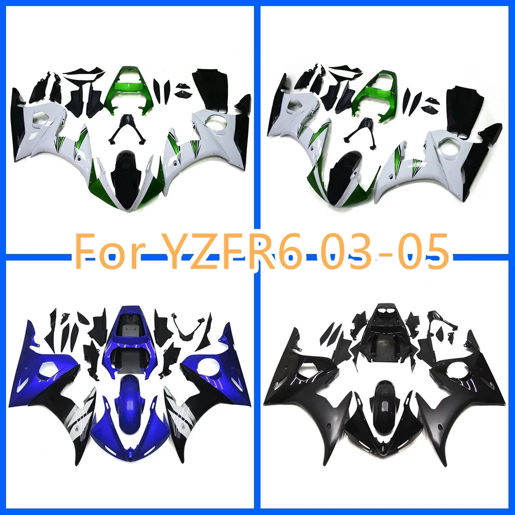 Hot sale  for YAMAHA 2003 2004 2005 YZFR6 03 04 05 YZF R6 Road Racing ABS Plastic Body Repair Fairing Aftermarket