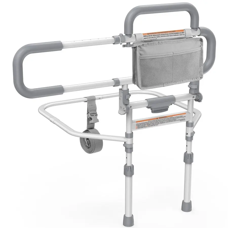 

Duty Bed Rails for Elderly Adults SafetyFoldable Bed Rail for Senior with Adjustable Heights Fits All Bed SizesBed Handle Bedsid