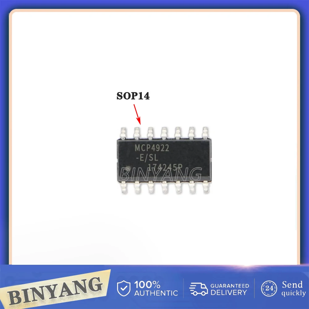 

10PCS/lot MCP4922-E/SL MCP492 SOP14 100% new imported original IC Chips fast delivery