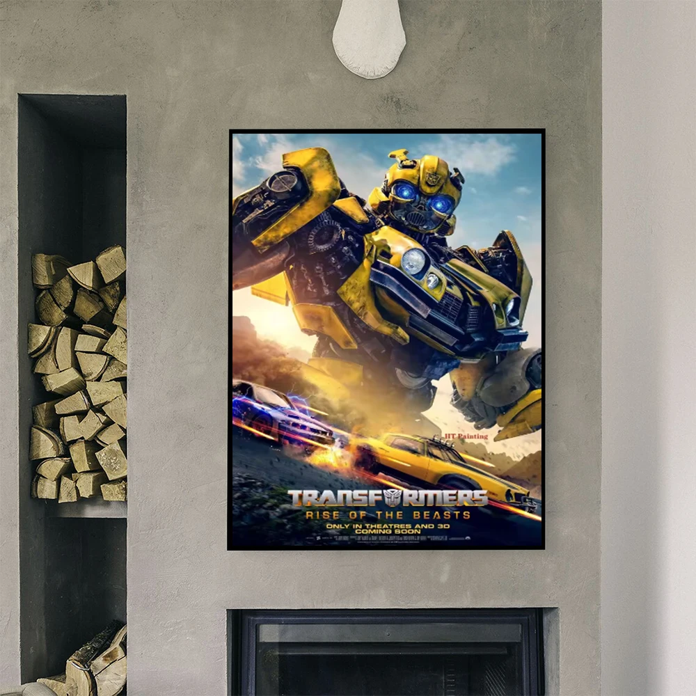 Classic Movie Poster Transformers Rise of the Beasts Series Film Poster Canvas Painting Wall Art Pictures Room Home Decor