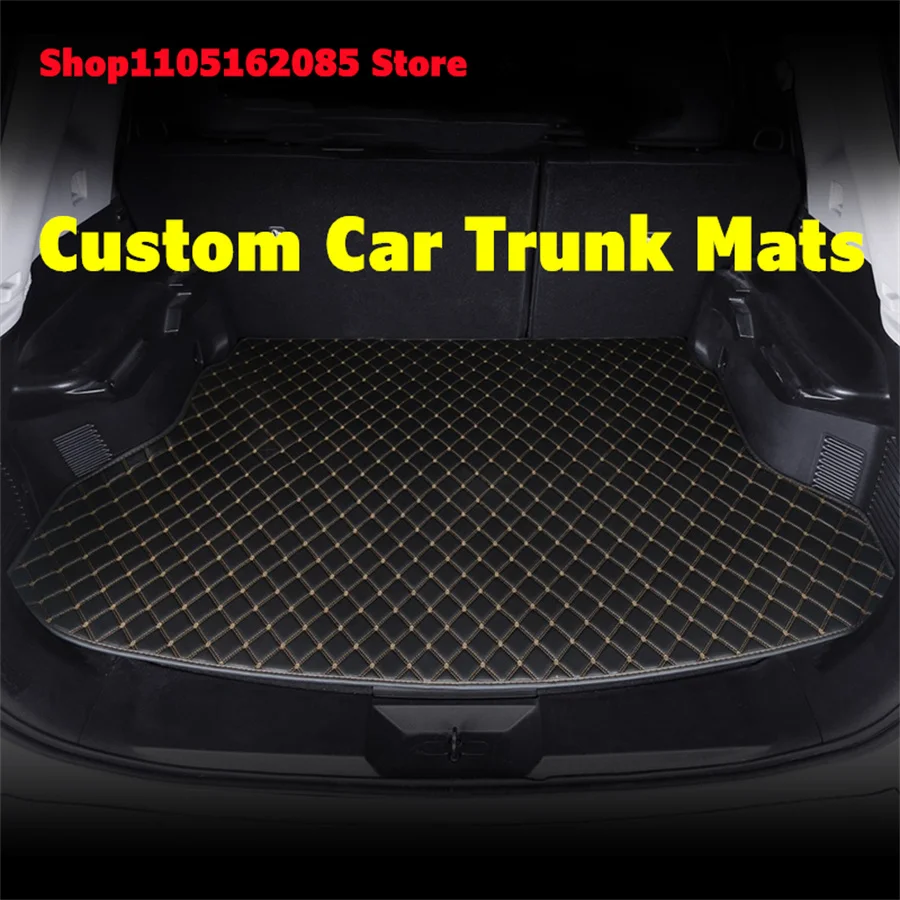 Custom Car Trunk Mats For Nissan Sentra B18 2020 2021 2022 2023 2024 2025 2026 2027 2028 Leather Cargo Liner Car Mat