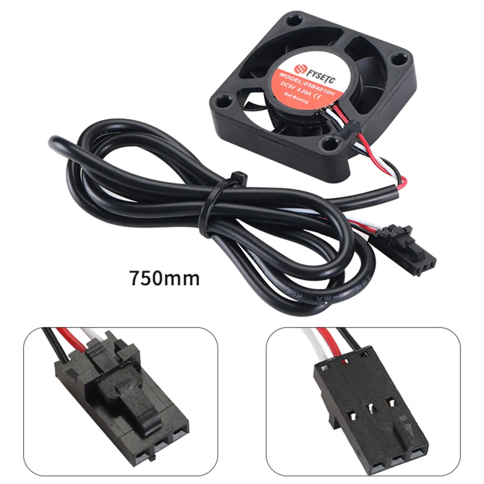 5V Blower Fan Set 4010 5015 DC Turbo ABS for 3D Printer Extruder Hotend Spare Parts I3 MK3S Cooler Radiator Fan