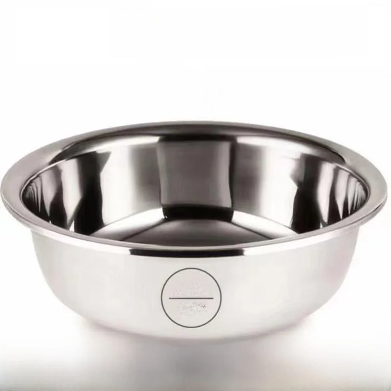 

Увеличенная круглая ванна из нержавеющей стали объемом 36 л для мытья овощей, лица, ног, посуды для приготовления пищи и многое другое