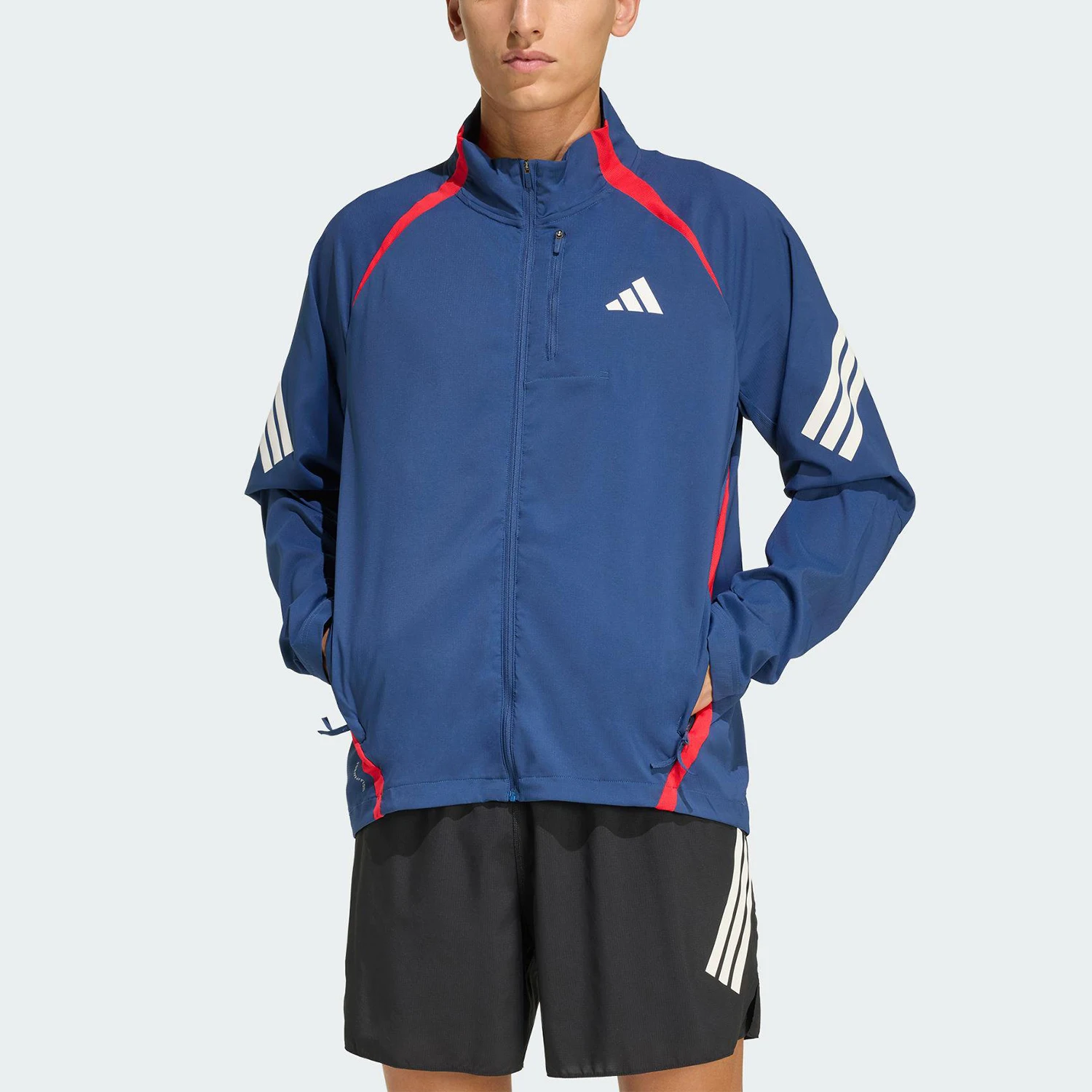 

Оригинальная зимняя мужская спортивная куртка Adidas с воротником-стойкой для бега KA8725