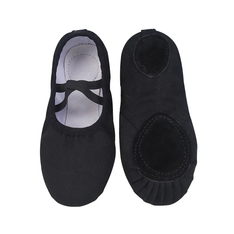 Ballets for Girls Canvas Flat Dance Ballet Flip Flops Ballerina Exercise Shoes for Women Children Soft Soles Dancing Shoes