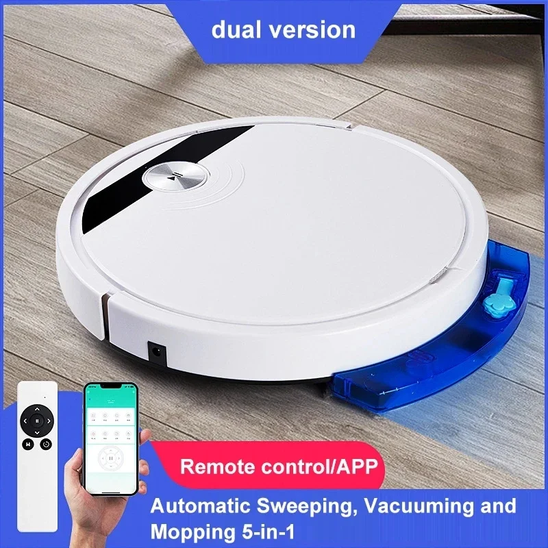 Robot aspirateur intelligent avec télécommande, super silencieux, nettoyage à sec et à dos, appareil ménager, 2024 PA, RS800, 3 en 1, nouveau, 2800