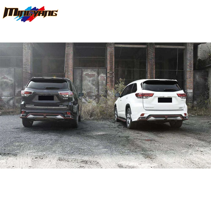 ZAIQU Jiuzhou السيارات عالية الجودة ضبط LX تجميل طقم الجسم مصدات السيارة 2015 + لهايلاندر بوديكيت #6