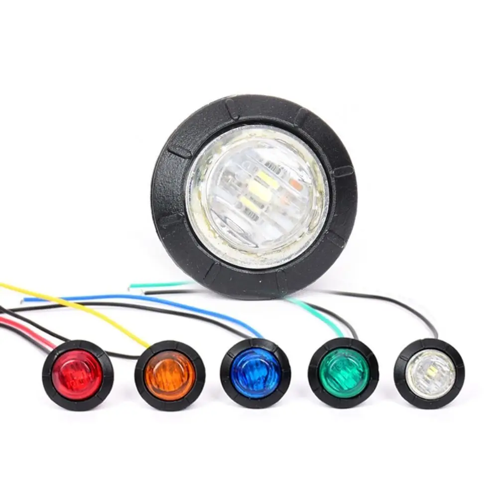 

Clearance Round LED Indicators Trucks Clearance Lights LED Side Marker Light Turn Signal Lamp Auto Light Tail Brake Lamp